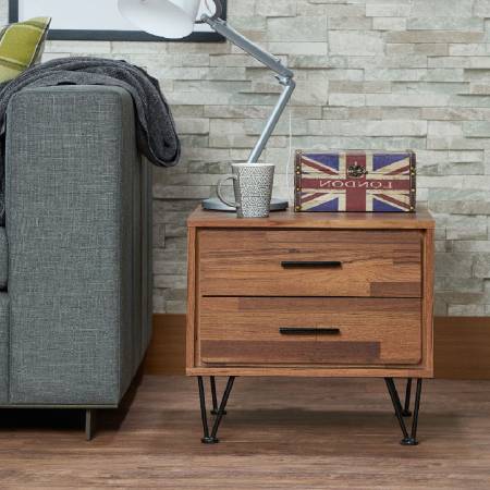 Dřevěný papírový laminát a dvouvrstvý design zásuvky.